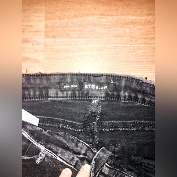 STS blue. Emma crop jeans. Black. Size 27. Barely worn - Picture 2 of 3